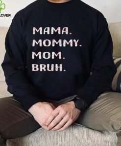 Womens Mama Mommy Mom Bruh Tee Leopard Mothers Day Funny T Shirt 2