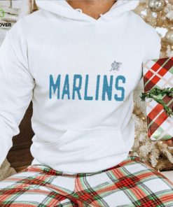 Women's Miami Marlins G III 4Her by Carl Banks Black Bedazzled Fitted T Shirt