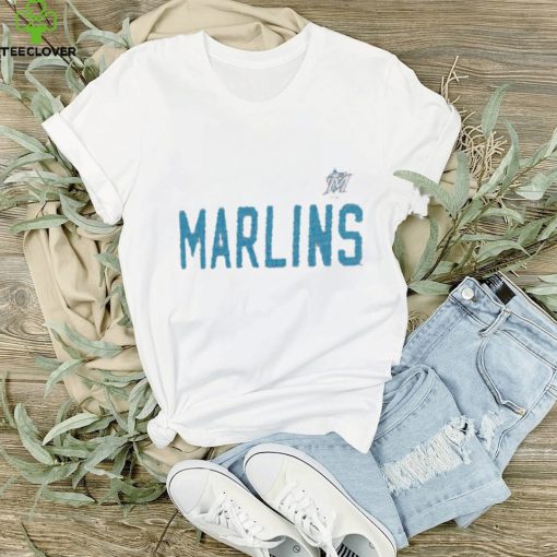 Women’s Miami Marlins G III 4Her by Carl Banks Black Bedazzled Fitted T Shirt