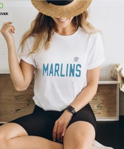 Miami Marlins G-III 4Her by Carl Banks Women's Dot Print V-Neck