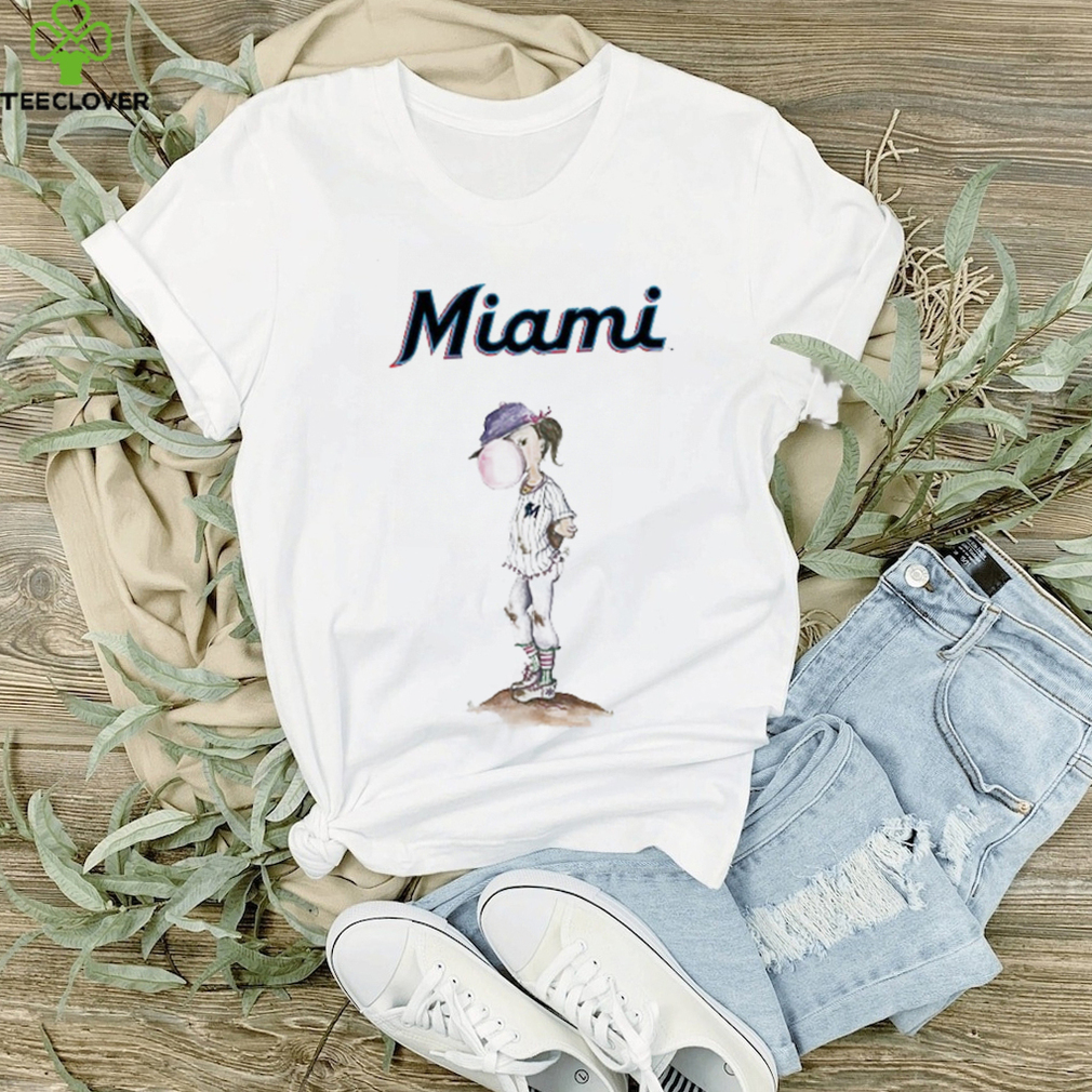 Women’s Miami Marlins Tiny Turnip Bubble Sleeve Raglan T Shirt Women’s Miami Marlins Tiny Turnip Bubble Sleeve Raglan T Shirt