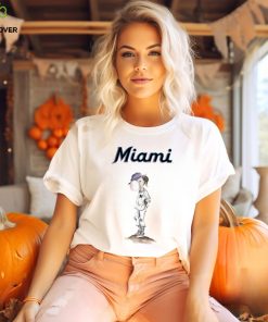 Women's Miami Marlins Tiny Turnip Bubble Sleeve Raglan T Shirt 3 Women's Miami Marlins Tiny Turnip Bubble Sleeve Raglan T Shirt