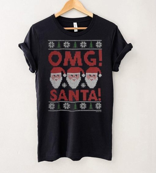 Womens Oh My God Becky Look at His Beard Santa Claus Christmas Shirt