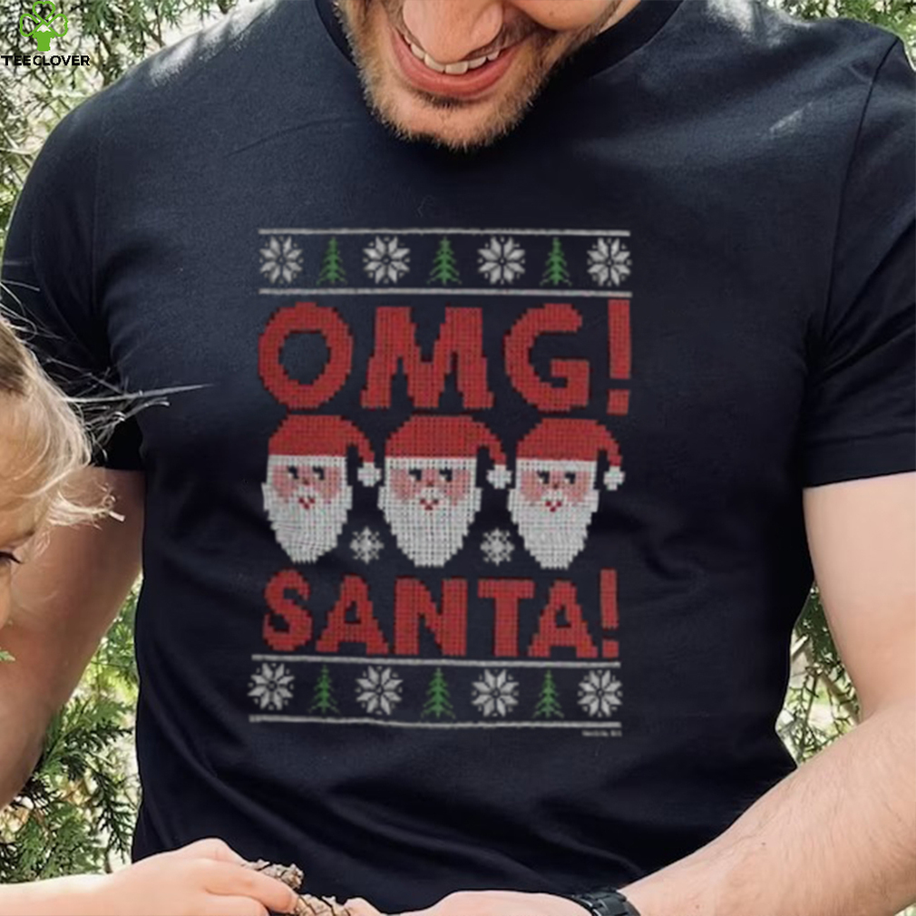 Womens Oh My God Becky Look at His Beard Santa Claus Christmas Shirt Womens Oh My God Becky Look at His Beard Santa Claus Christmas Shirt