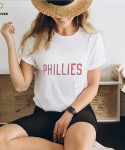 Women's Philadelphia Phillies G III 4Her by Carl Banks Gray Bedazzled T Shirt