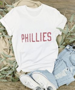 Women's Philadelphia Phillies G III 4Her by Carl Banks Gray Bedazzled T Shirt