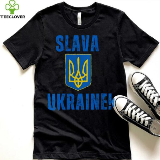 Womens Slava Ukraine V Neck T Shirt