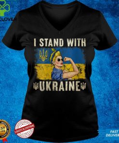 Womens Support Ukraine Strong Women Girls I Stand With Ukraine V Neck T Shirt 2 Womens Support Ukraine Strong Women Girls I Stand With Ukraine V Neck T Shirt