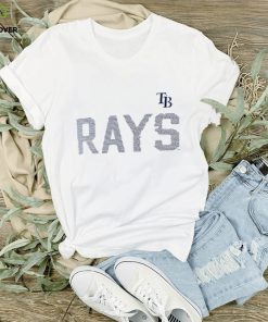 Women's Tampa Bay Rays G III 4Her by Carl Banks White Bedazzled V Neck T Shirt