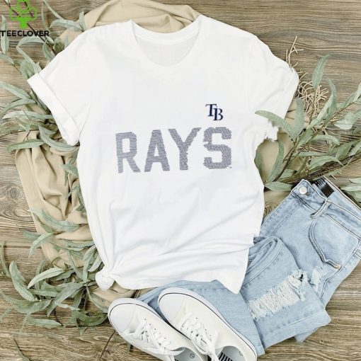 Women’s Tampa Bay Rays G III 4Her by Carl Banks White Bedazzled V Neck T Shirt