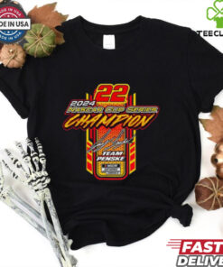 Women’s Team Penske Black Joey Logano 2024 NASCAR Cup Series Champion Lifestyle shirt