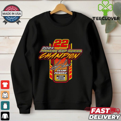 Women’s Team Penske Black Joey Logano 2024 NASCAR Cup Series Champion Lifestyle shirt