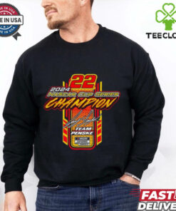 Women's Team Penske Black Joey Logano 2024 NASCAR Cup Series Champion Lifestyle shirt