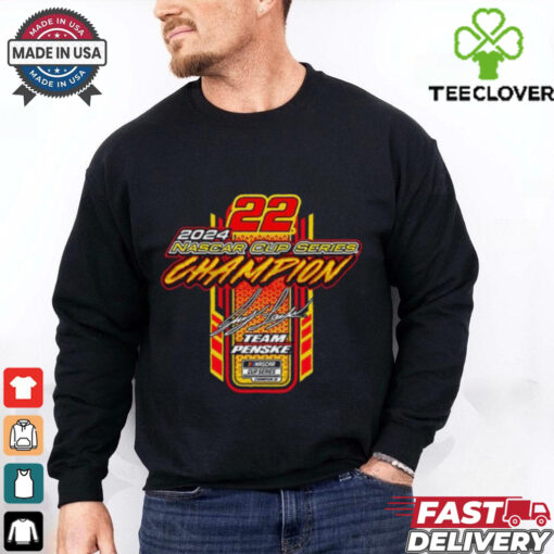 Women’s Team Penske Black Joey Logano 2024 NASCAR Cup Series Champion Lifestyle shirt