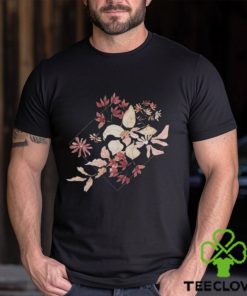 Women’s Watercolor Plants And Flowers Short Sleeve Tee Florals Casual T Shirt Hand Drawn Botanical Shirt Plus Size Clothing Plant Lover Hoodie Classic