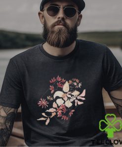 Women’s Watercolor Plants And Flowers Short Sleeve Tee Florals Casual T Shirt Hand Drawn Botanical Shirt Plus Size Clothing Plant Lover Hoodie Classic