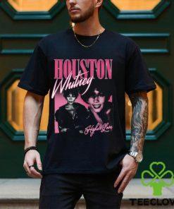 Women's Whitney Houston Higher Love Portrait Short Sleeve Graphic T Shirt