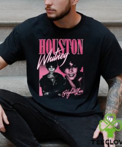 Women's Whitney Houston Higher Love Portrait Short Sleeve Graphic T Shirt 1 Women's Whitney Houston Higher Love Portrait Short Sleeve Graphic T Shirt