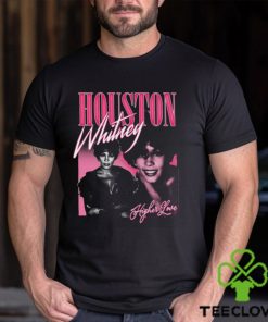 Women's Whitney Houston Higher Love Portrait Short Sleeve Graphic T Shirt 2 Women's Whitney Houston Higher Love Portrait Short Sleeve Graphic T Shirt