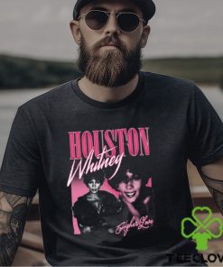 Women's Whitney Houston Higher Love Portrait Short Sleeve Graphic T Shirt 3 Women's Whitney Houston Higher Love Portrait Short Sleeve Graphic T Shirt