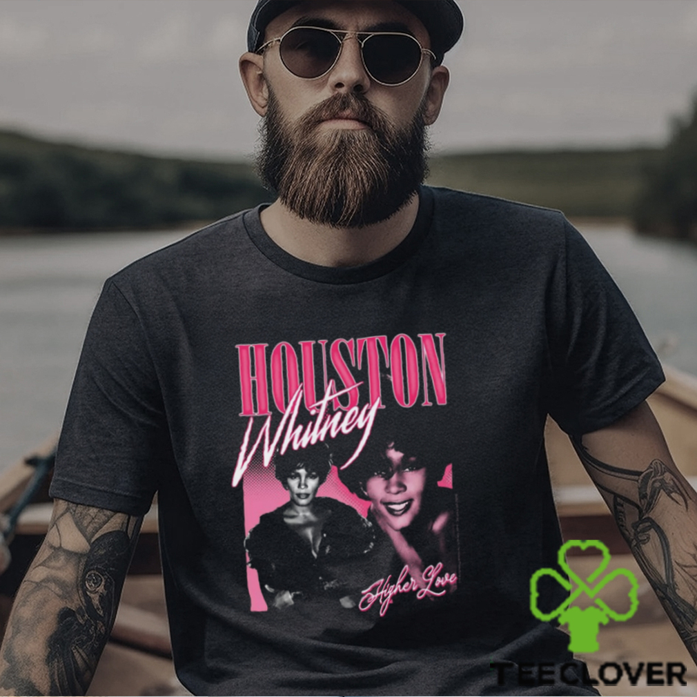 Women’s Whitney Houston Higher Love Portrait Short Sleeve Graphic T Shirt Women’s Whitney Houston Higher Love Portrait Short Sleeve Graphic T Shirt