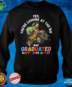 Womens you're graduated 1st grade 1st grade graduation V Neck T Shirt 2 Womens you're graduated 1st grade 1st grade graduation V Neck T Shirt