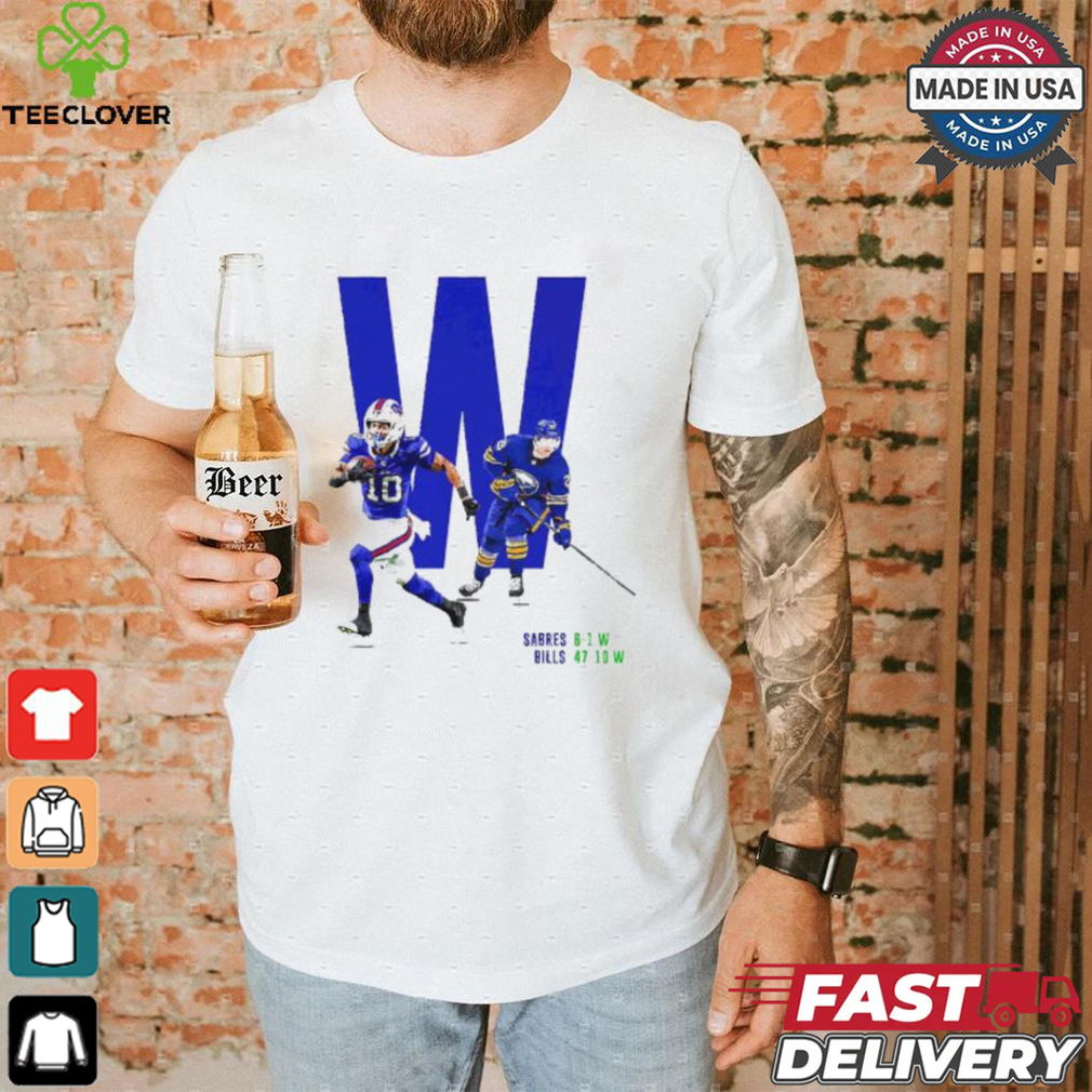 Won Buffalo Sabres and Bills shirt Won Buffalo Sabres and Bills shirt
