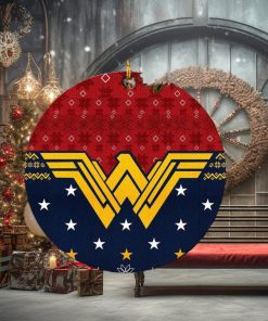 Wonder Woman Marvel Avengers 2023 Holiday Gifts Custom Name Christmas Ornament
