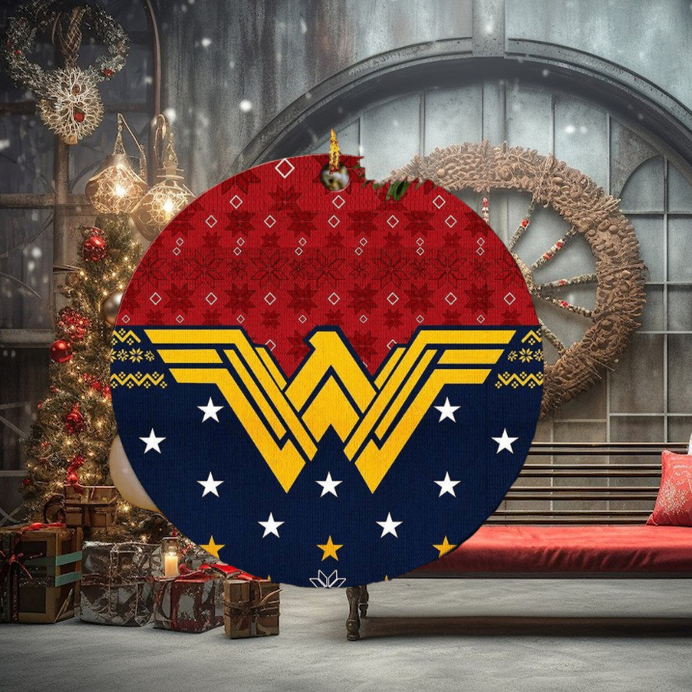 Wonder Woman Marvel Avengers 2023 Holiday Gifts Custom Name Christmas Ornament Wonder Woman Marvel Avengers 2023 Holiday Gifts Custom Name Christmas Ornament