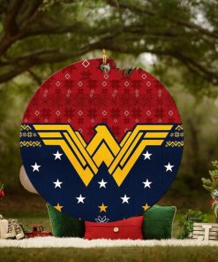 Wonder Woman Marvel Avengers 2023 Holiday Gifts Custom Name Christmas Ornament
