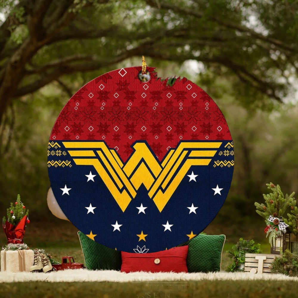 Wonder Woman Marvel Avengers 2023 Holiday Gifts Custom Name Christmas Ornament Wonder Woman Marvel Avengers 2023 Holiday Gifts Custom Name Christmas Ornament