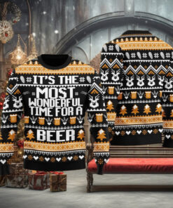 Wonderful Time Beer Ugly Christmas Sweater, Wonderful Time Beer Xmas Sweatshirt