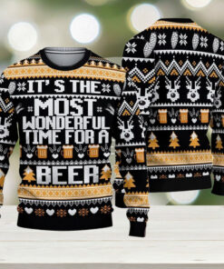 Wonderful Time Beer Ugly Christmas Sweater, Wonderful Time Beer Xmas Sweatshirt