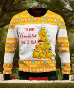 Wonderful Time Chicken Ugly Christmas Sweater New For Men And Women Gift Holidays Christmas