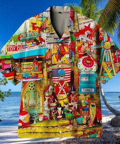 Wonderful collection of old toys 3D Hawaiian Shirt