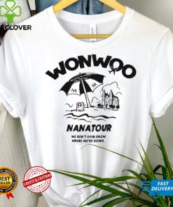 Wonwoo nanatour we don’t even know where we’re going shirt