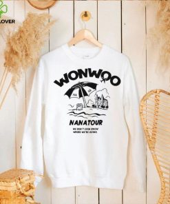 Wonwoo nanatour we don’t even know where we’re going shirt