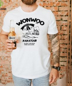 Wonwoo nanatour we don’t even know where we’re going shirt