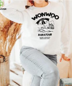 Wonwoo nanatour we don’t even know where we’re going shirt