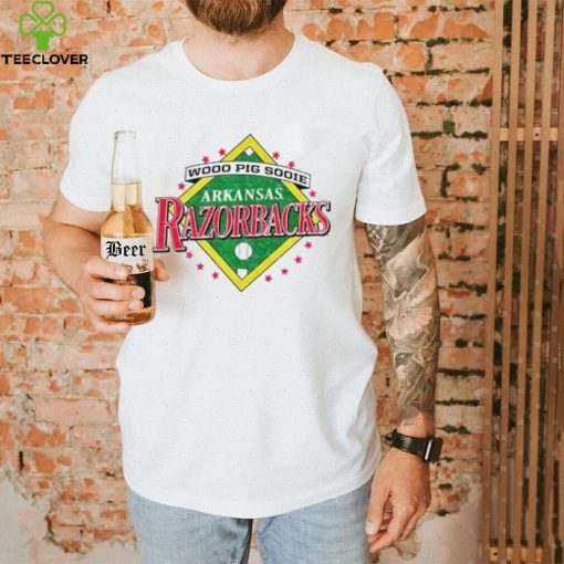 Woo Pig Sooie Arkansas Baseball Shirt