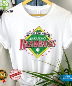 Woo Pig Sooie Arkansas Baseball Shirt