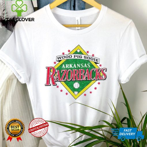 Woo Pig Sooie Arkansas Baseball Shirt