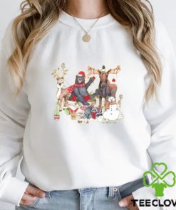 Woodland Critter Christmas Gathering T Shirt