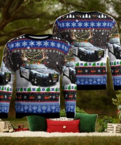 Woodridge Police Department Christmas AOP Ugly Sweater Holiday Sweater For Men And Women