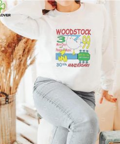 Woodstock 30th anniversary 3 more days of peace and music hoodie, sweater, longsleeve, shirt v-neck, t-shirt