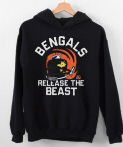 Woodstock Peanuts x Cincinnati Bengals Release The Beast t shirt