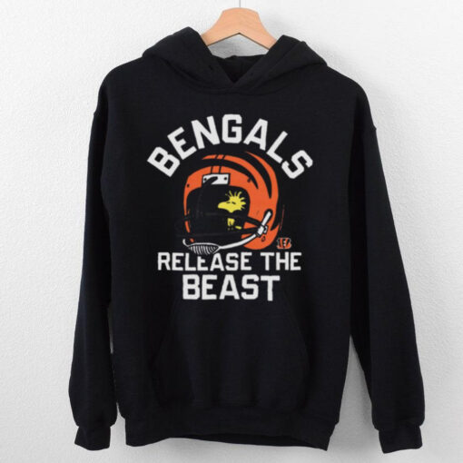 Woodstock Peanuts x Cincinnati Bengals Release The Beast t hoodie, sweater, longsleeve, shirt v-neck, t-shirt