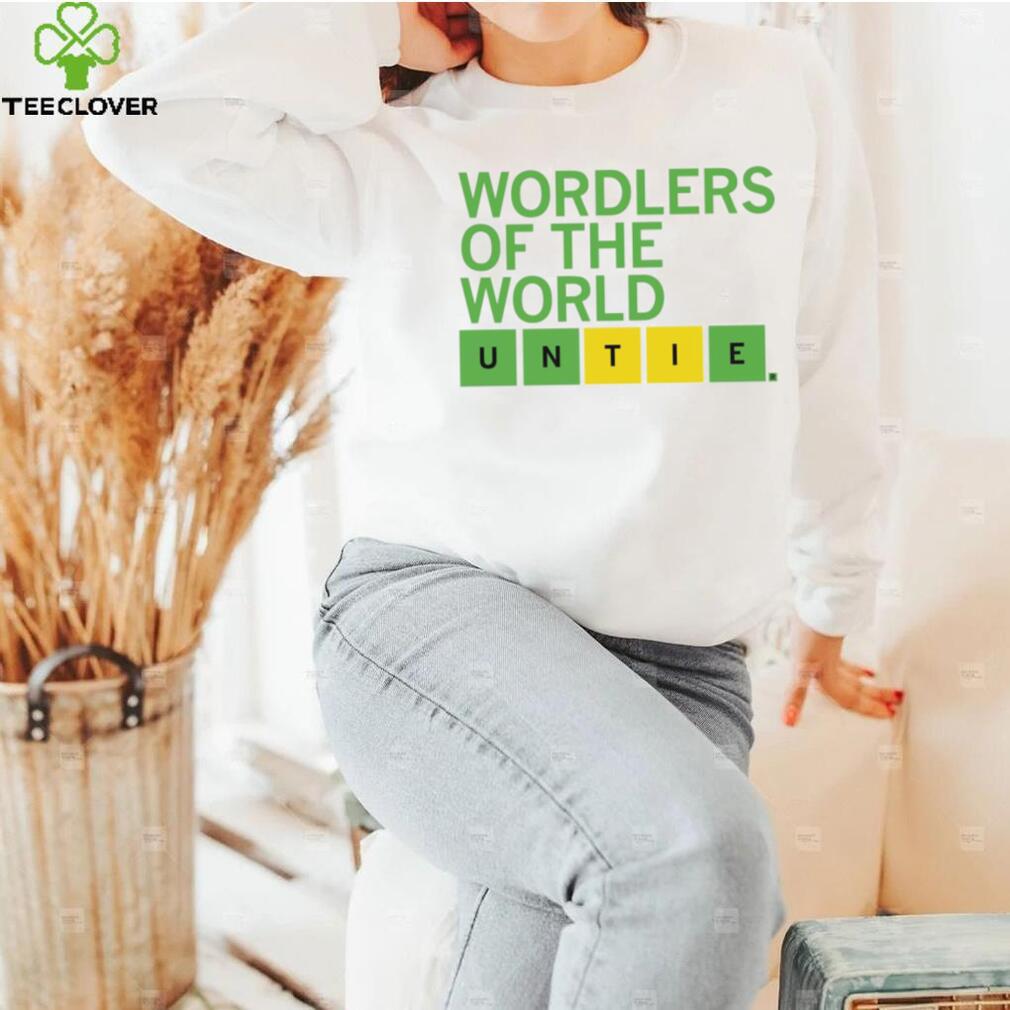 Wordlers Of The World Untie Shirt Wordlers Of The World Untie Shirt