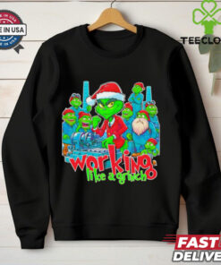 Working Like A Grinch Christmas Mechanic shirt
