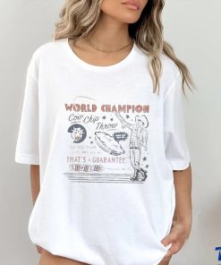 World Champion Cow Chip Throw The Best Chips Come From Sendero Shirt